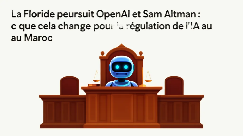 Editorial image for La Floride poursuit OpenAI et Sam Altman : ce que cela change pour la régulation de l’IA au Maroc